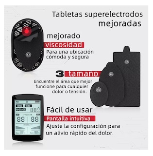Foto 4 | Tens/ems Electroestimulador Muscular Massage 60 Modos 10 Pads