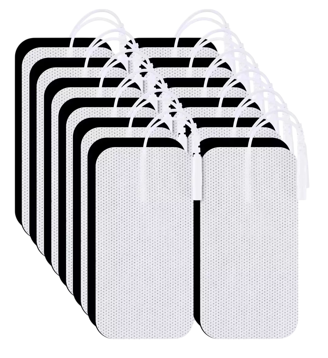 Foto 2 pulgar | Electrodos Parches 5 X 10 Cm Tens Ems Autoadhesivos Blanco 50 Piezas