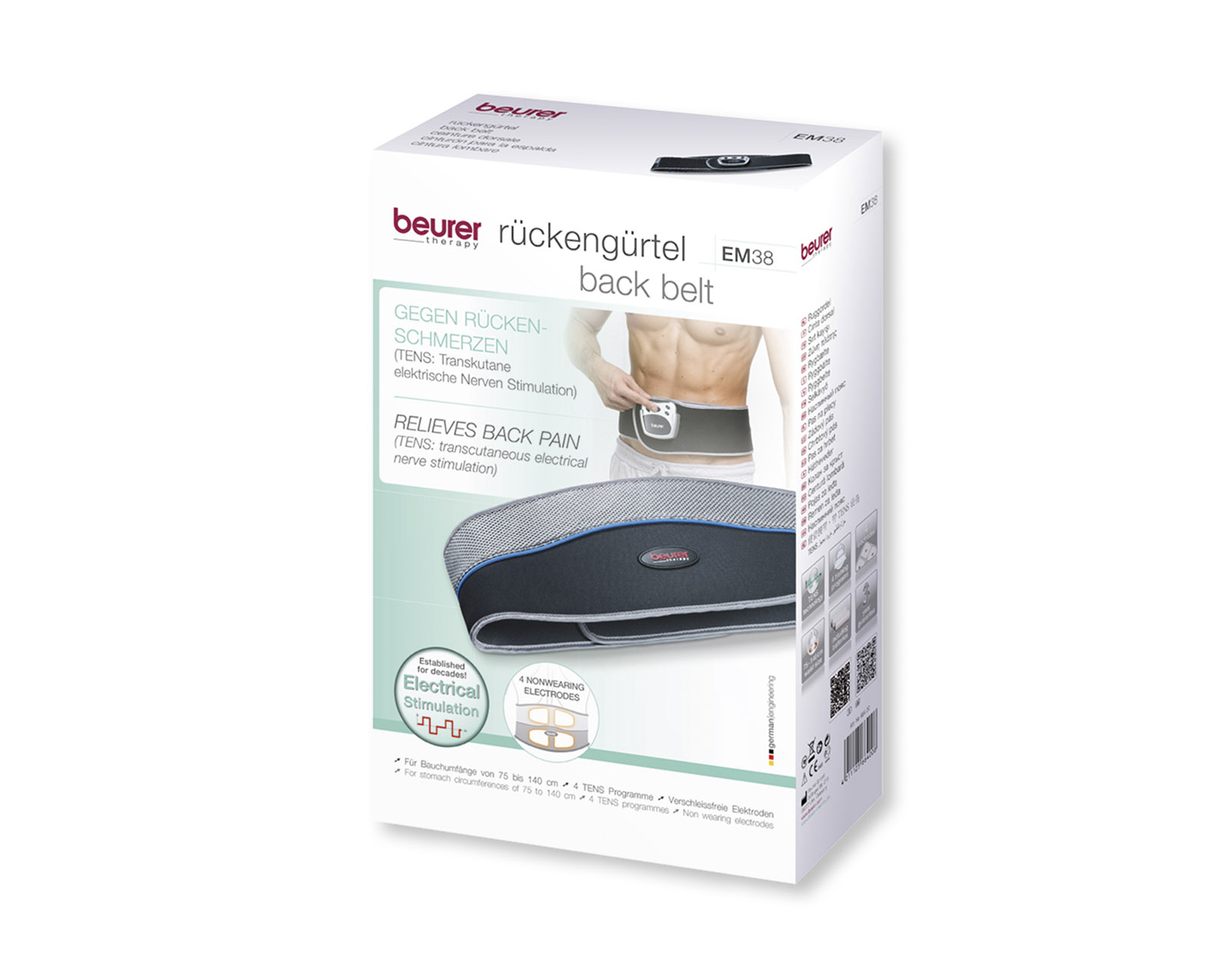 Foto 3 pulgar | Tens Electroestimulador Em38 Beurer Negro