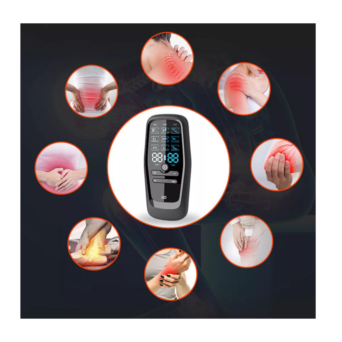 Foto 3 pulgar | Electroestimulador Tens/ems Estimulador Muscular Con 30 Modo Eo Safe Imports Esi-16885-1 Multicolor