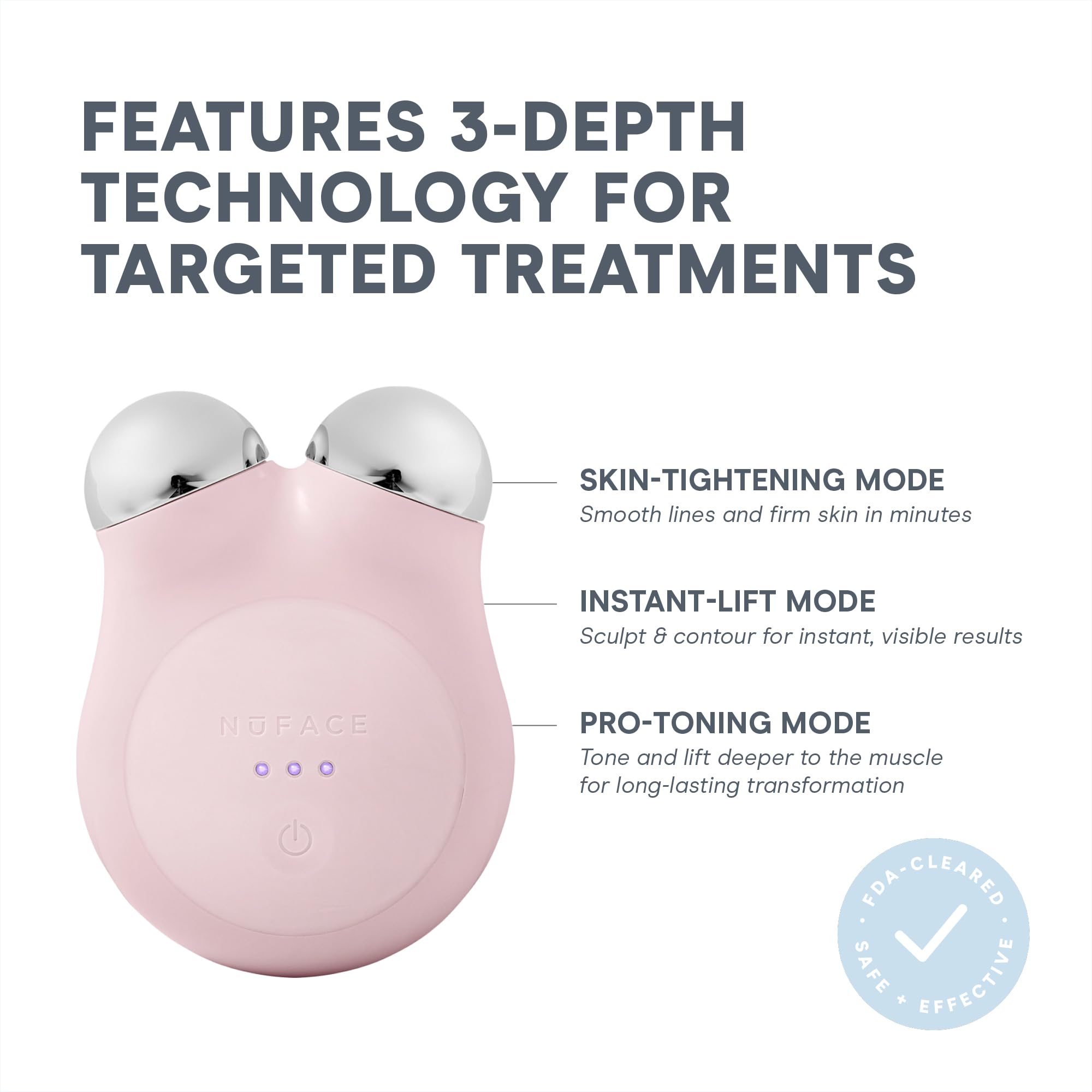 Foto 5 pulgar | Dispositivo Facial Nuface Mini+ Microcurrent Con Gel Y Cepillo - Venta Internacional.
