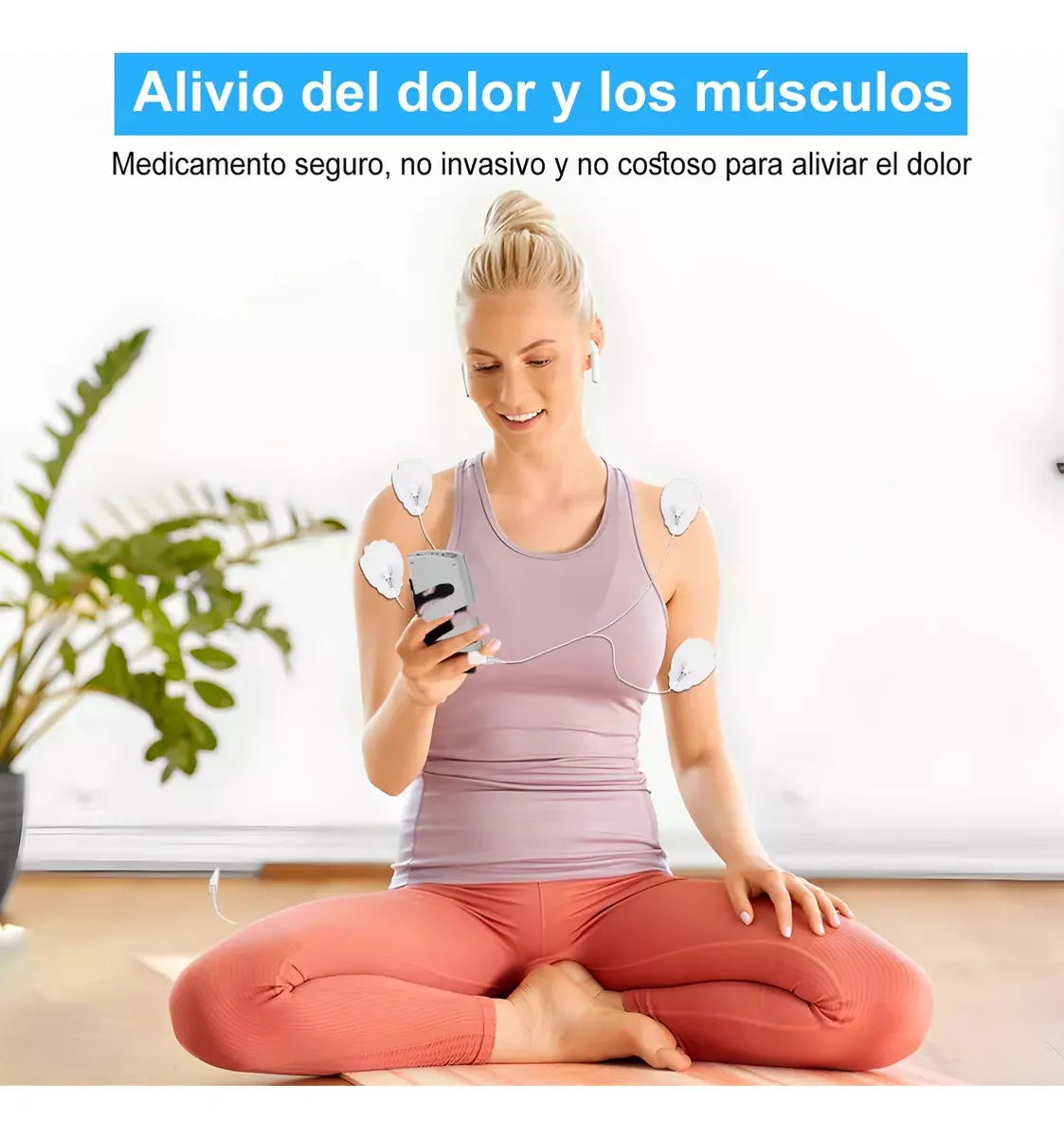 Foto 4 pulgar | Electroestimulador Lab.g Muscular Recargable 24 Modos Gris