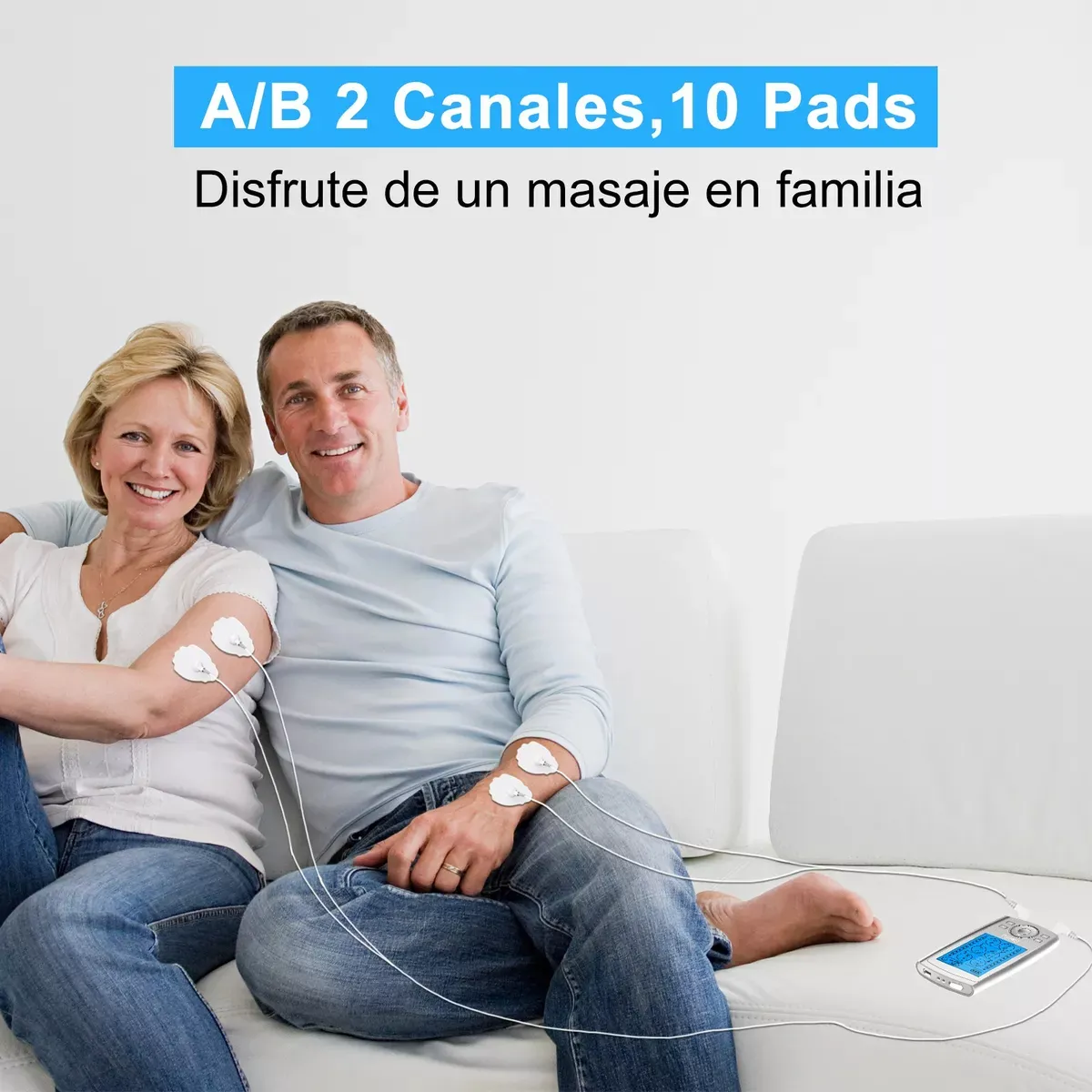 Foto 4 | Electroestimulador Lab.g Muscular Recargable 24 Modos Gris