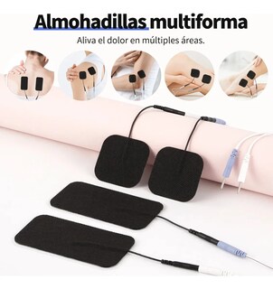 Foto 3 | Electroestimulador Lab.g Muscular Digital Portátil Recargable 2 Canales 36 Modos 8 Almohadillas Negro