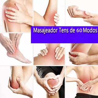 Foto 2 | Electroestimulador Belug Tens/ems De Pulso Recargable 60 Modos Gris Blanco