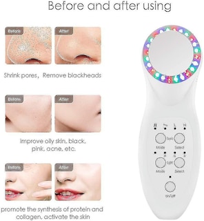 Foto 3 | Limpiadores Faciales Instrumento De Belleza Ultrasónico Antiarrugas - Venta Internacional.