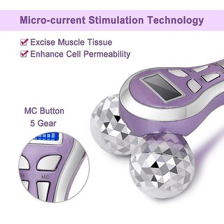 Foto 5 | Limpiadores Faciales Masajeador Vibratorio Con Microcorriente Rodillo 4d - Venta Internacional.
