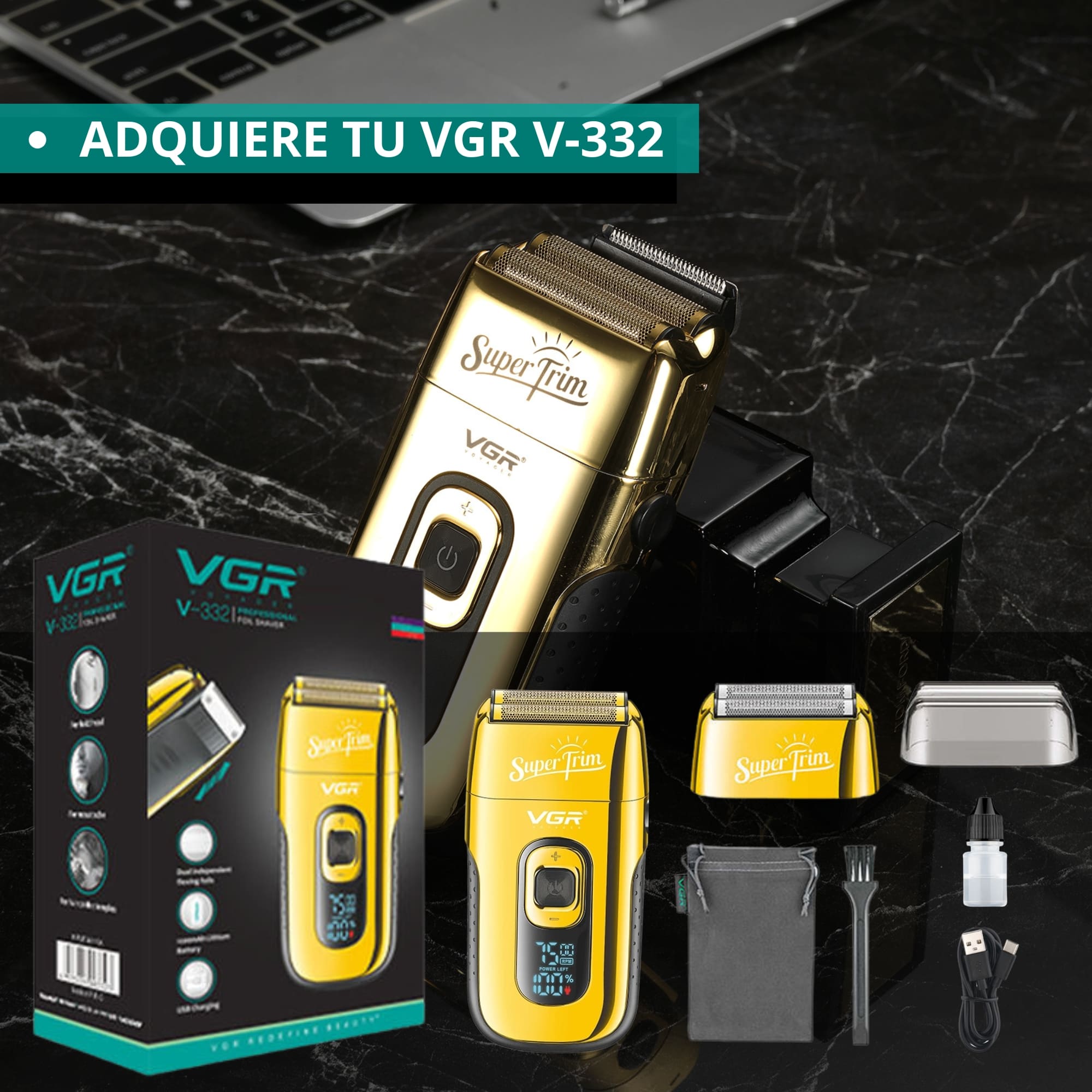 Foto 9 pulgar | Navaja Para Rasurar Vgr V-332 Repuesto Shaver Cabezal Navaja
