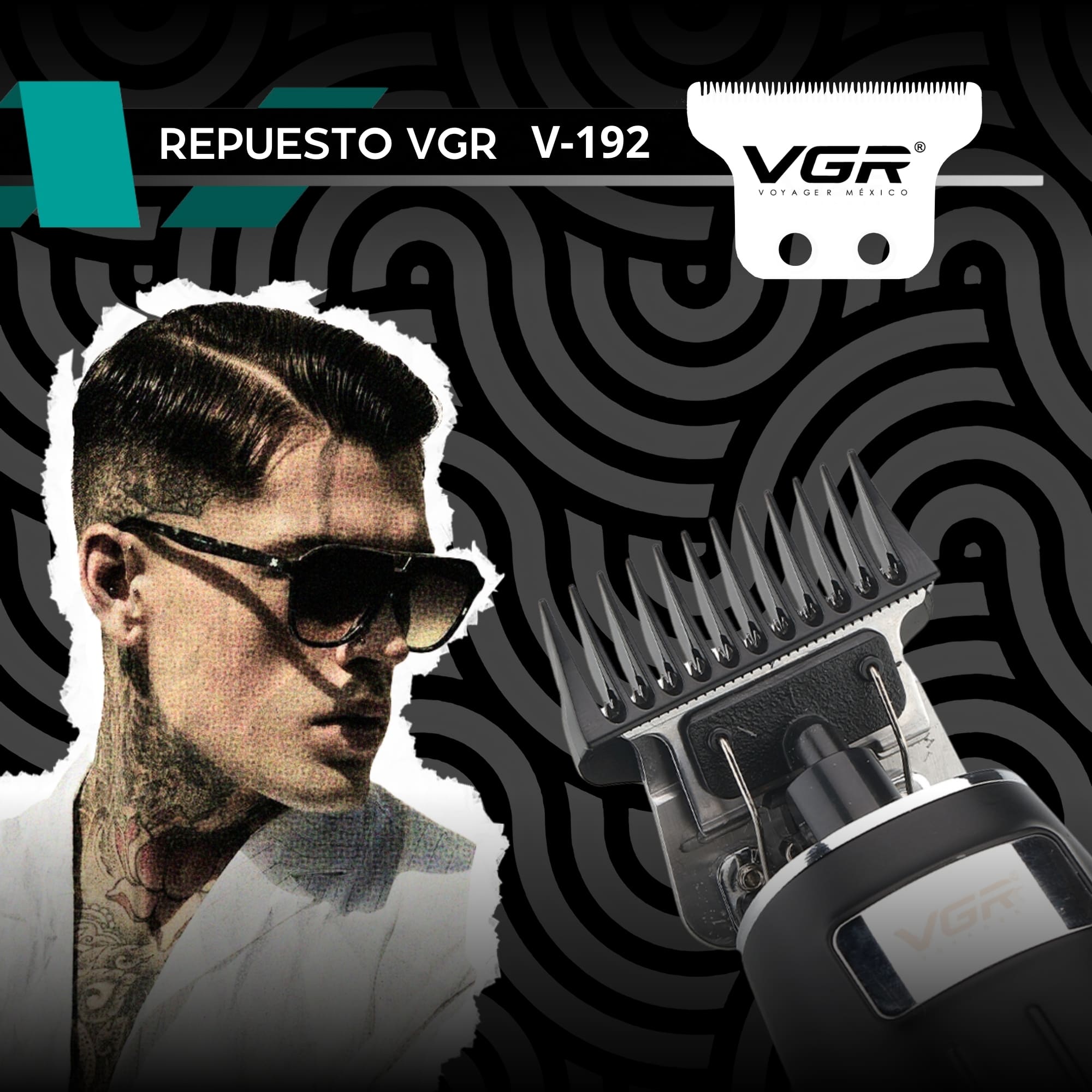 Foto 5 | Cuchilla Navaja Afeitar Vgr V-192 Repuesto Trimmer Barbero