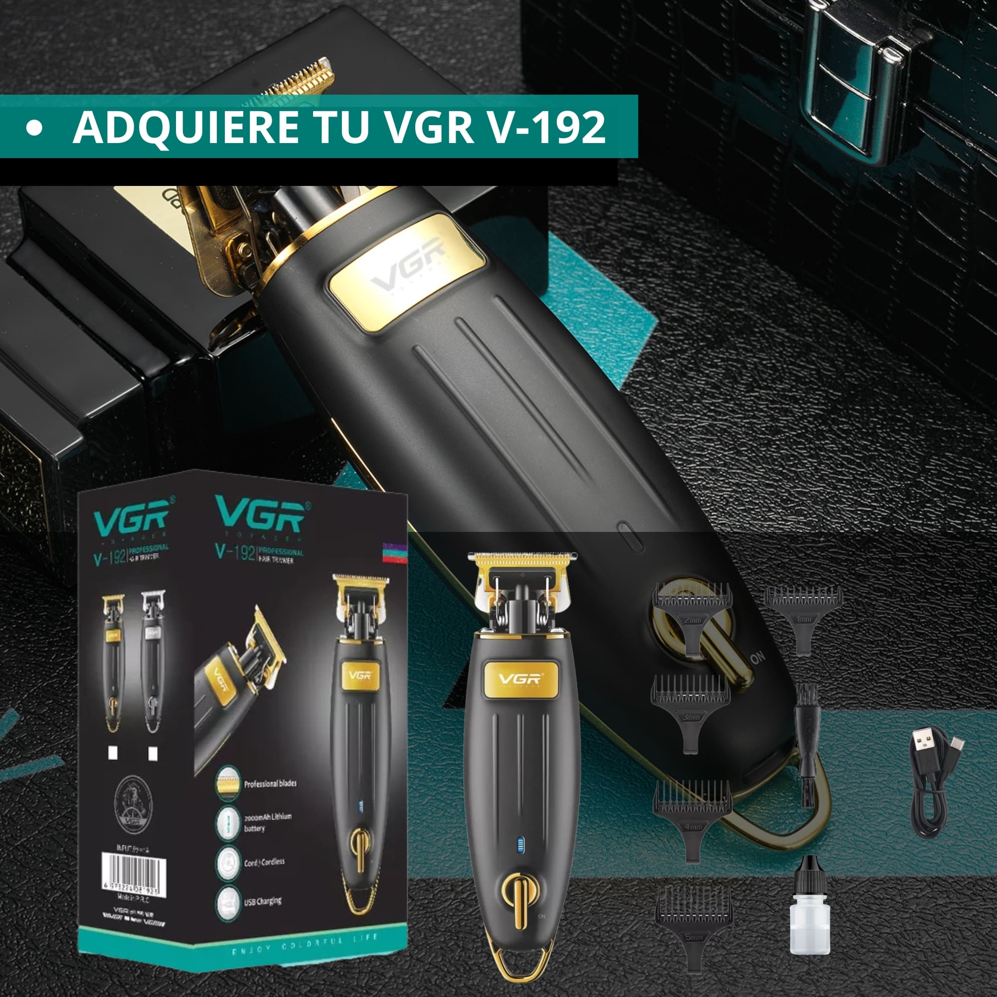 Foto 9 pulgar | Cuchilla Navaja Afeitar Vgr V-192 Repuesto Trimmer Barbero