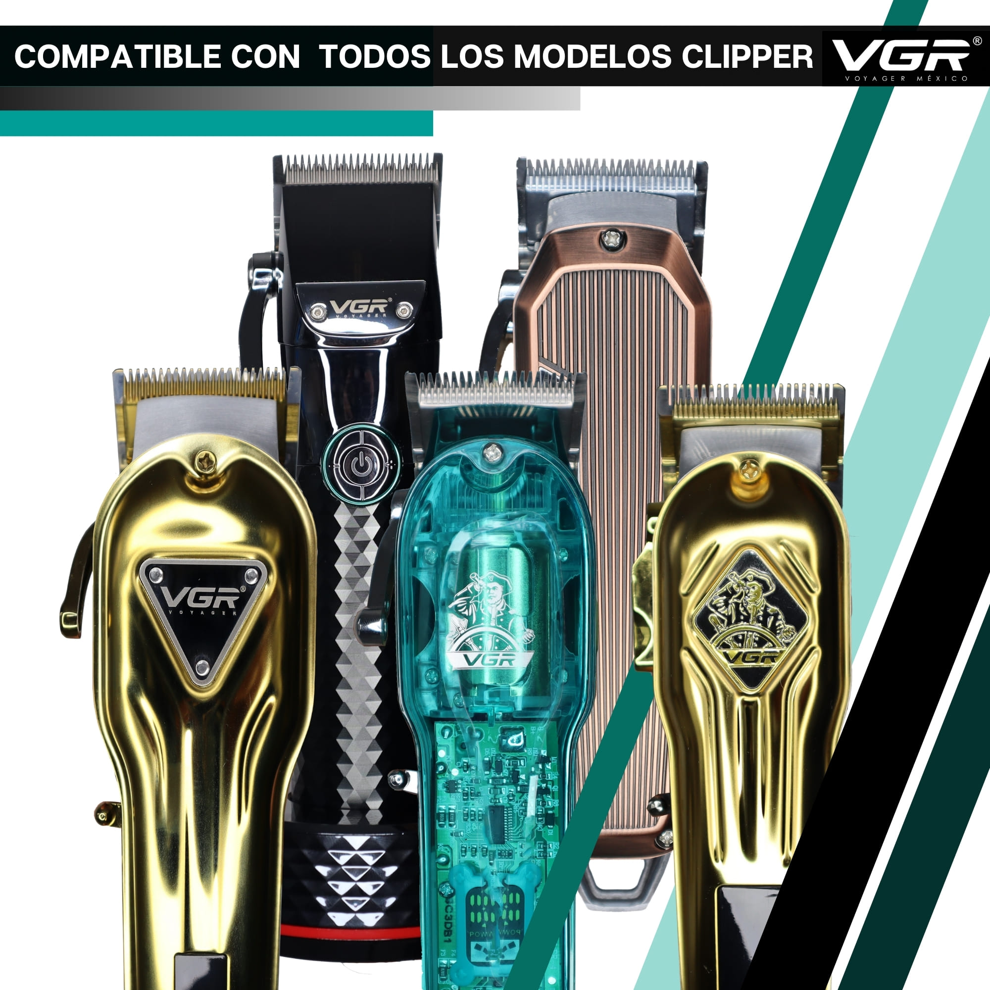 Foto 6 pulgar | Cuchilla Navaja Afeitar Vgr Repuesto Clipper Barbero