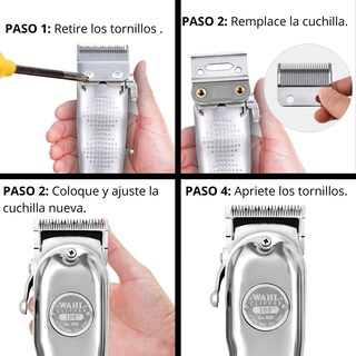 Foto 6 | Cuchilla Navaja Afeitar Vgr Repuesto Clipper Barbero