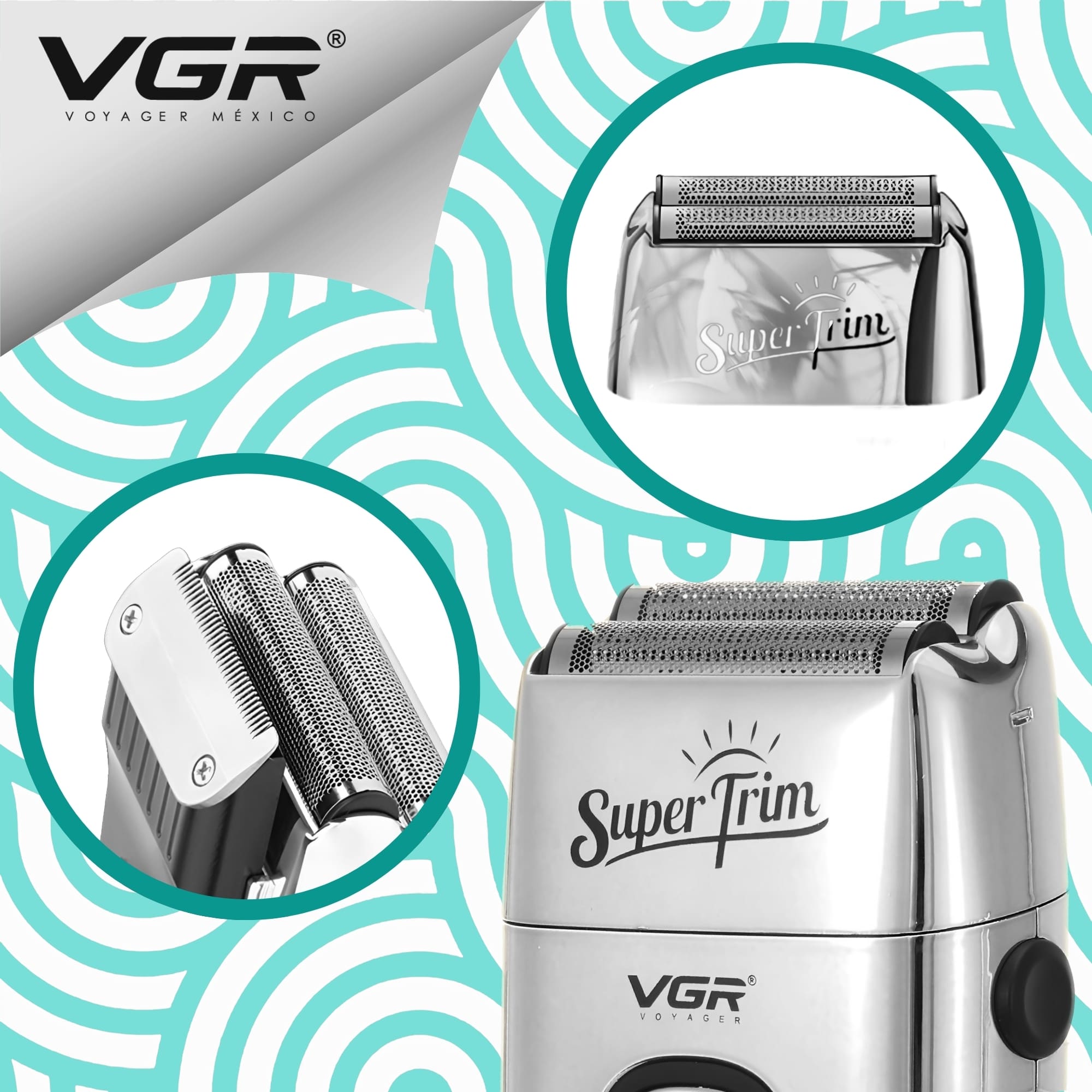Foto 5 pulgar | Navaja Para Rasurar Vgr V-332 Repuesto Shaver Cabezal Navaja