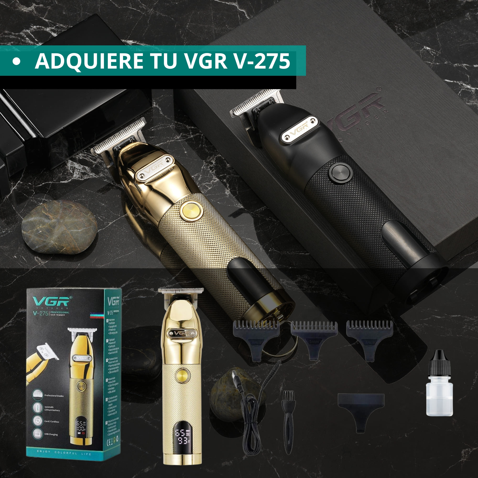 Foto 9 pulgar | Cuchilla Navaja Afeitar Vgr V-275 Repuesto Trimmer Barbero