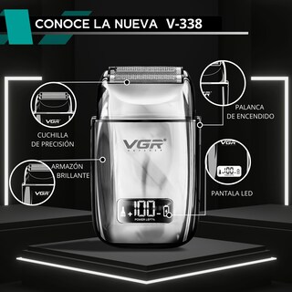 Foto 8 | Navaja Para Rasurar Vgr V-338 Repuesto Shaver Cabezal