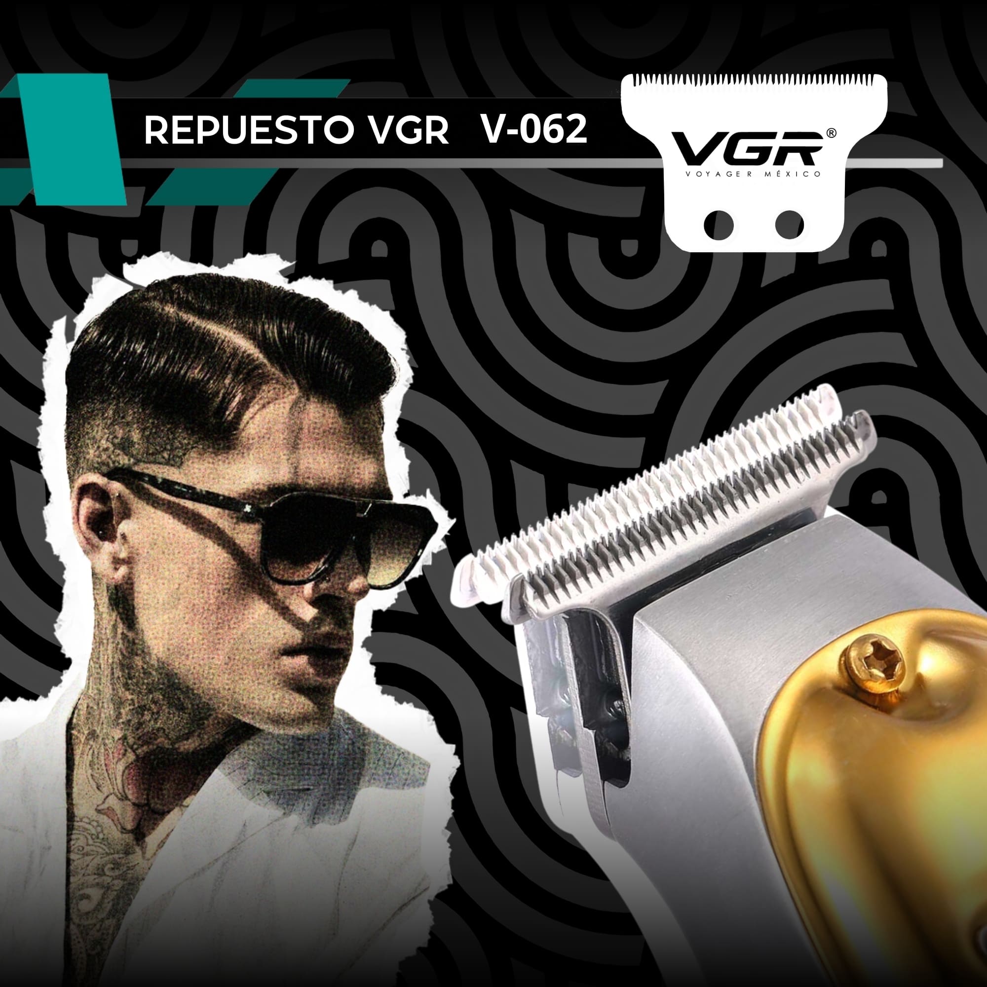 Foto 4 | Cuchilla Navaja Afeitar Vgr V-062 Repuesto Trimmer Barbero