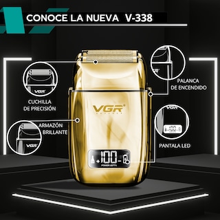 Foto 8 | Navaja Para Rasurar Vgr V-338 Repuesto Shaver Cabezal Navaja