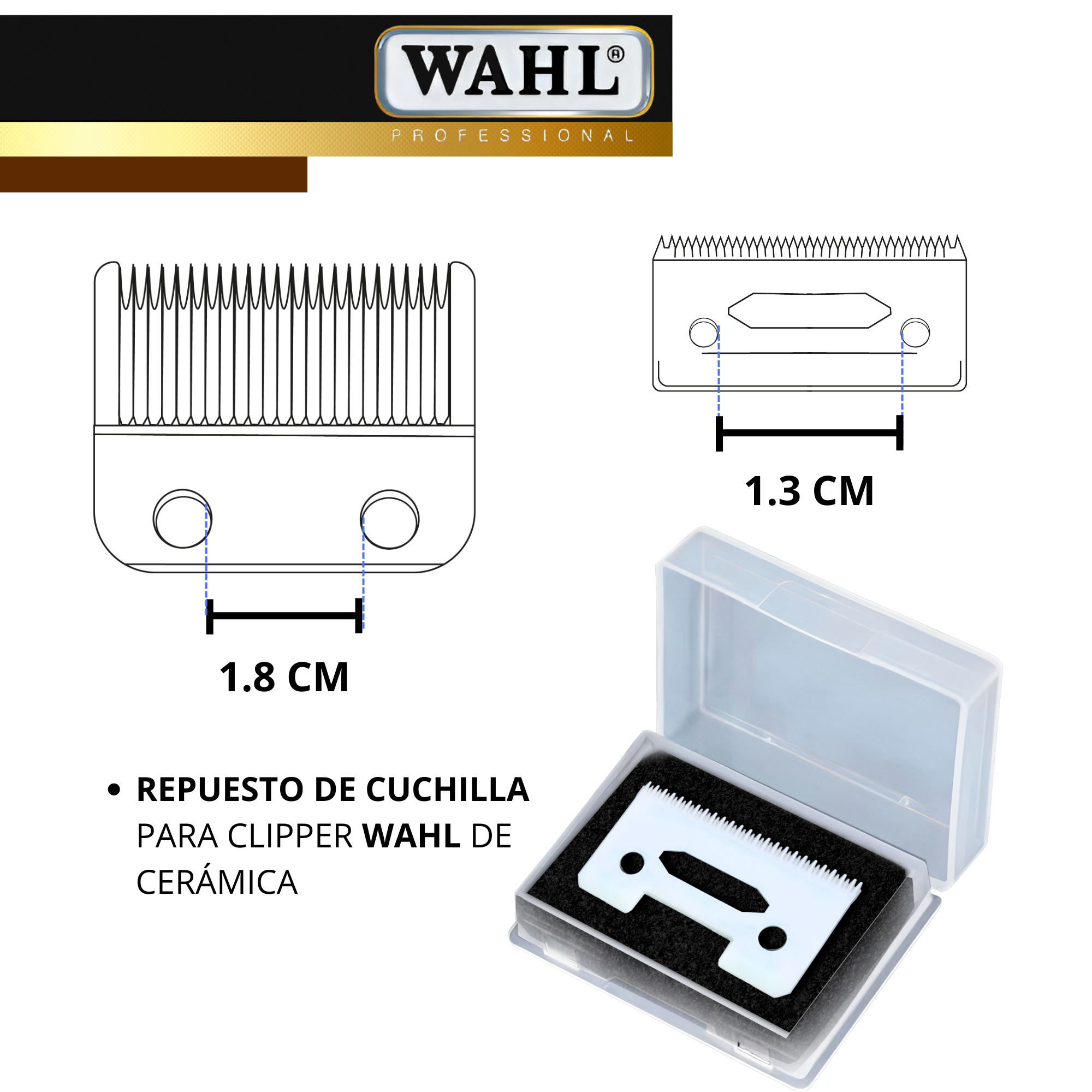 Foto 7 pulgar | Cuchilla de Repuesto Ceramica Wahl para Máquina de Corte