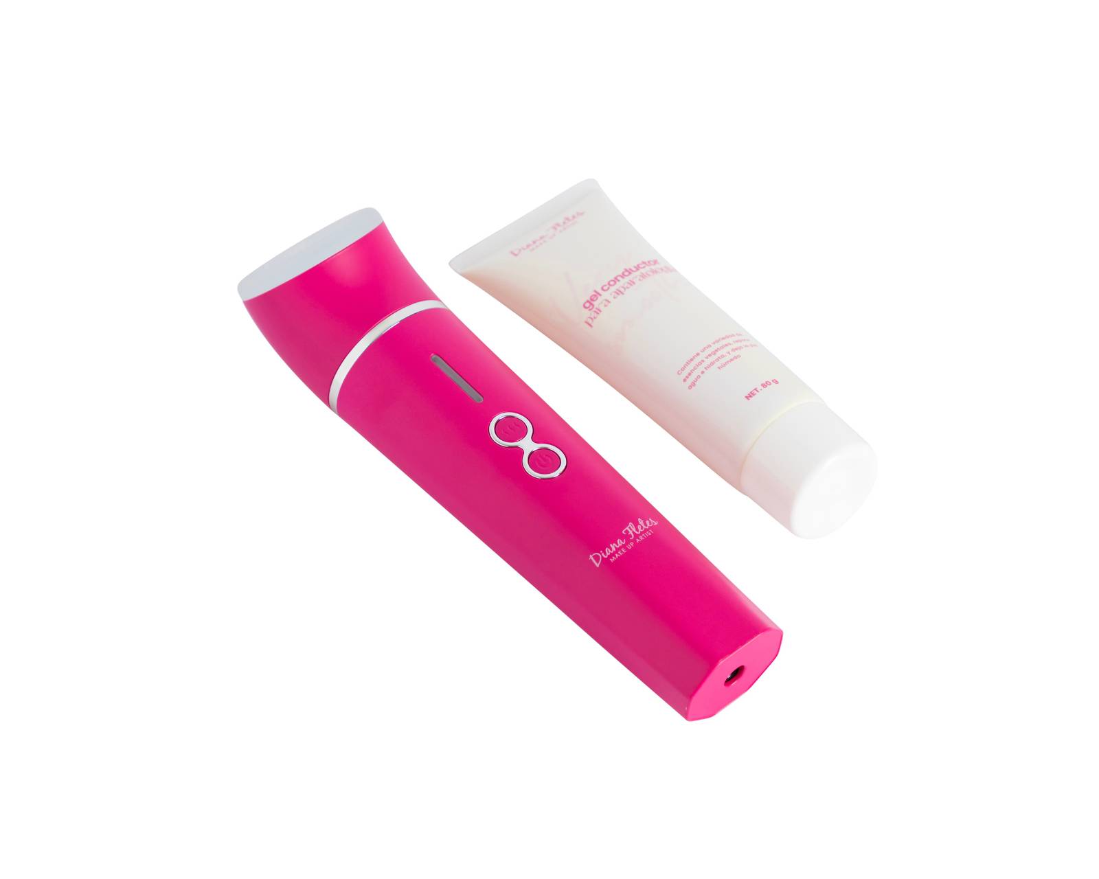 Foto 3 pulgar | Kit Terapia Led Facial Kit-cp04 Diana Fletes Dispositivo Facial Infrared Y Gel Conductor