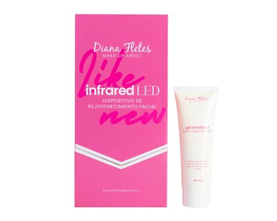 Foto 3 | Kit Terapia Led Facial Kit-cp04 Diana Fletes Dispositivo Facial Infrared Y Gel Conductor