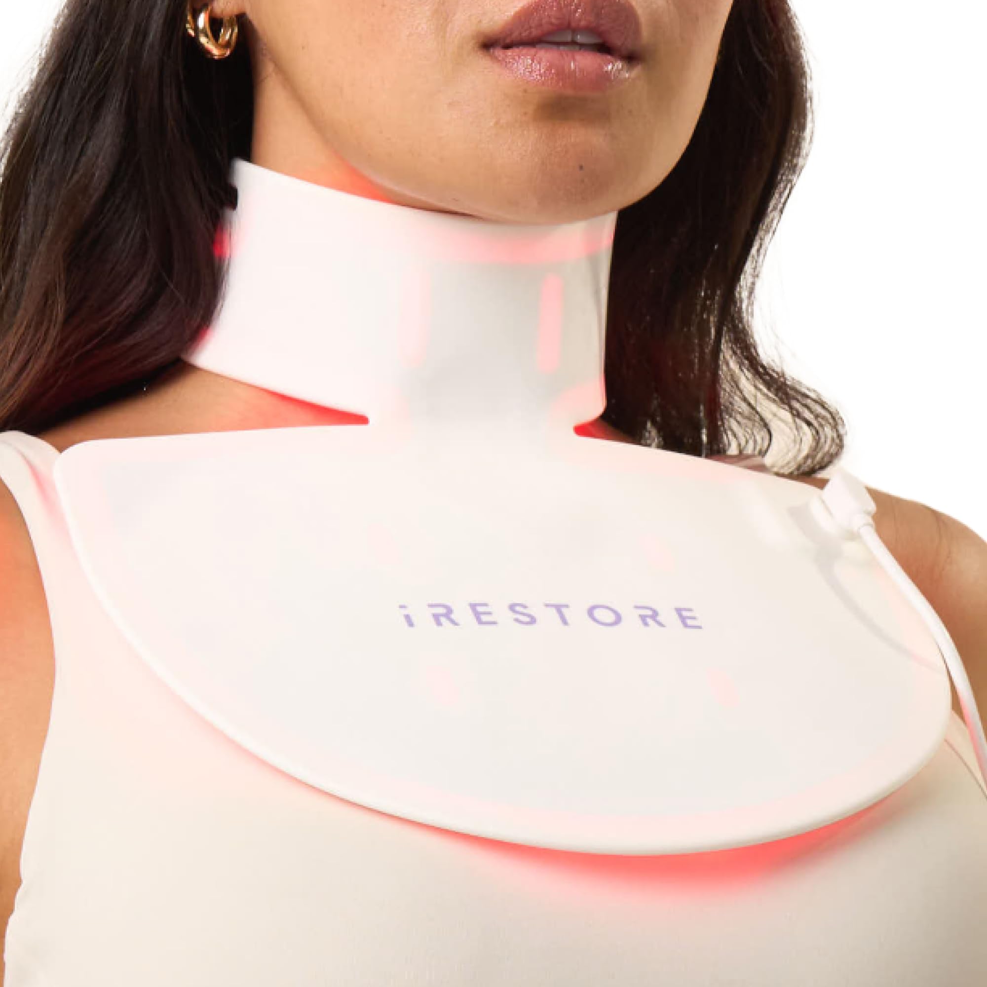 Mascarilla Antienvejecimiento Led Para Cuello Y Pecho Irestore Illumina - Venta Internacional.