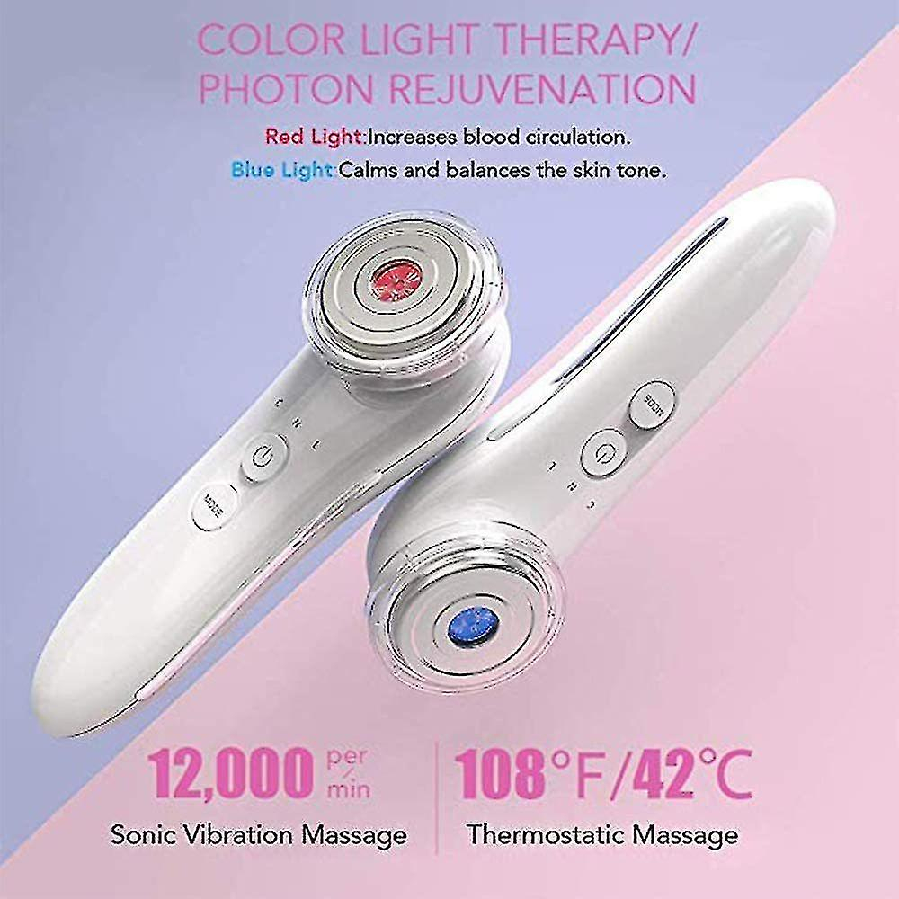 Foto 4 pulgar | Limpiador Facial Instrumento De Belleza Facial Led Ultrasónico - Venta Internacional.