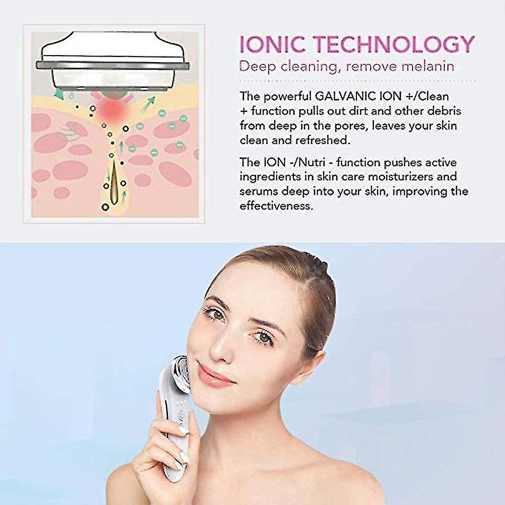 Foto 4 | Limpiador Facial Instrumento De Belleza Facial Led Ultrasónico - Venta Internacional.