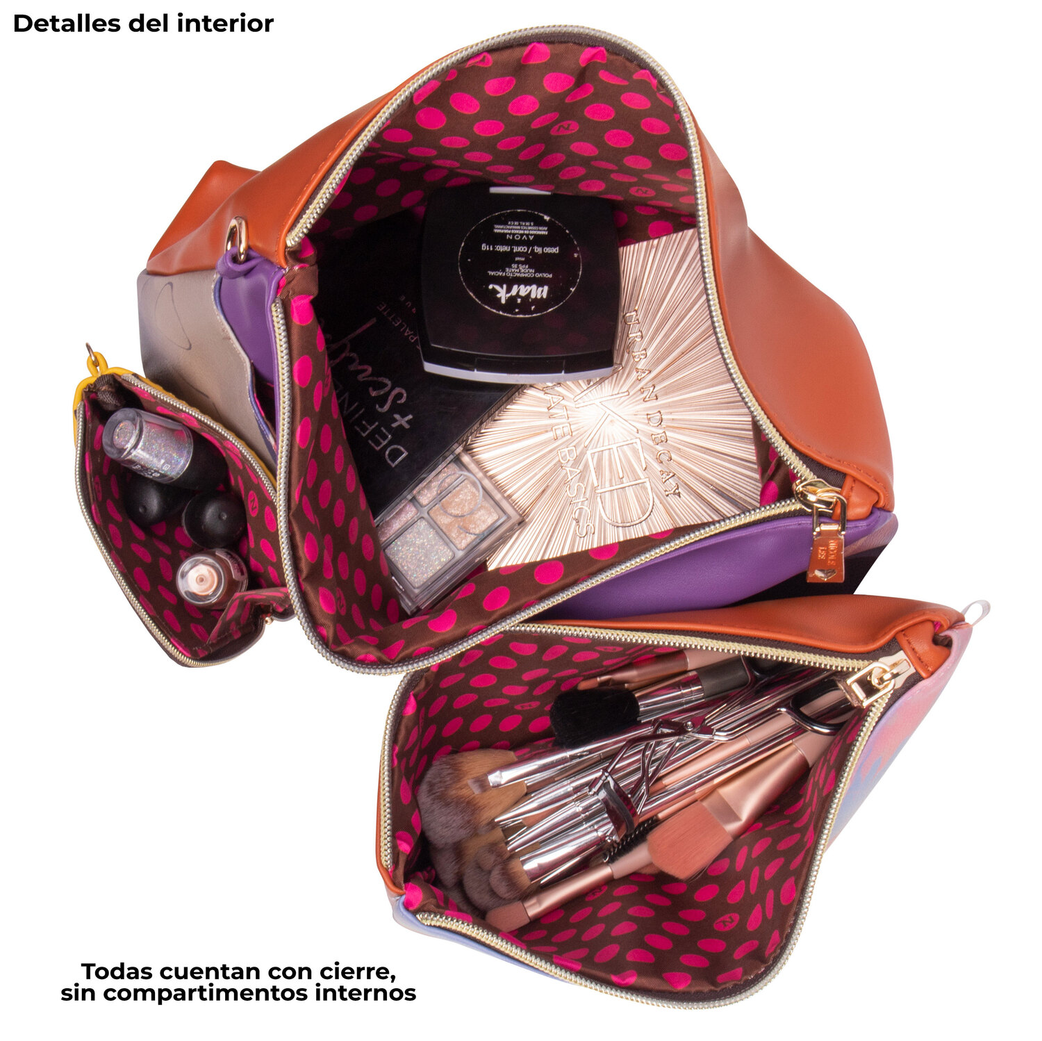 Foto 2 | Set Marca Nicole Lee Cosmetiquera/clutch/monedero Travel