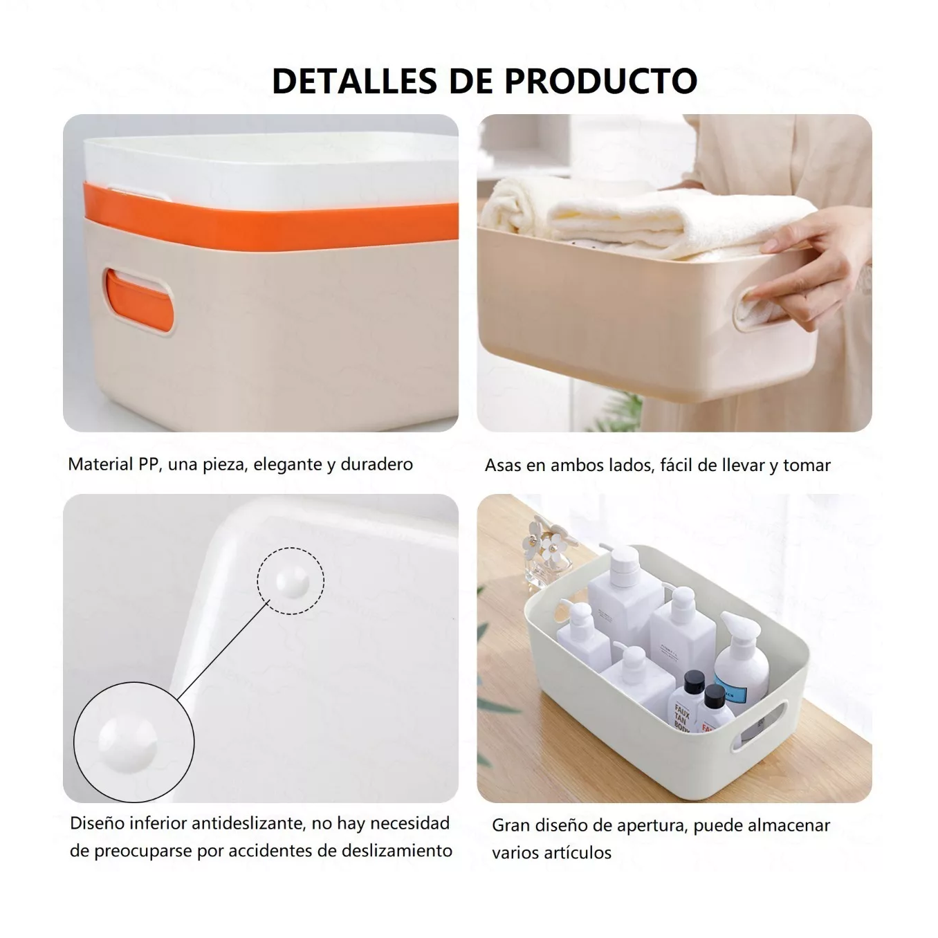 Foto 3 pulgar | Caja de Almacenamiento Belug Multicolor para Cosméticos y Papelería 9 Piezas