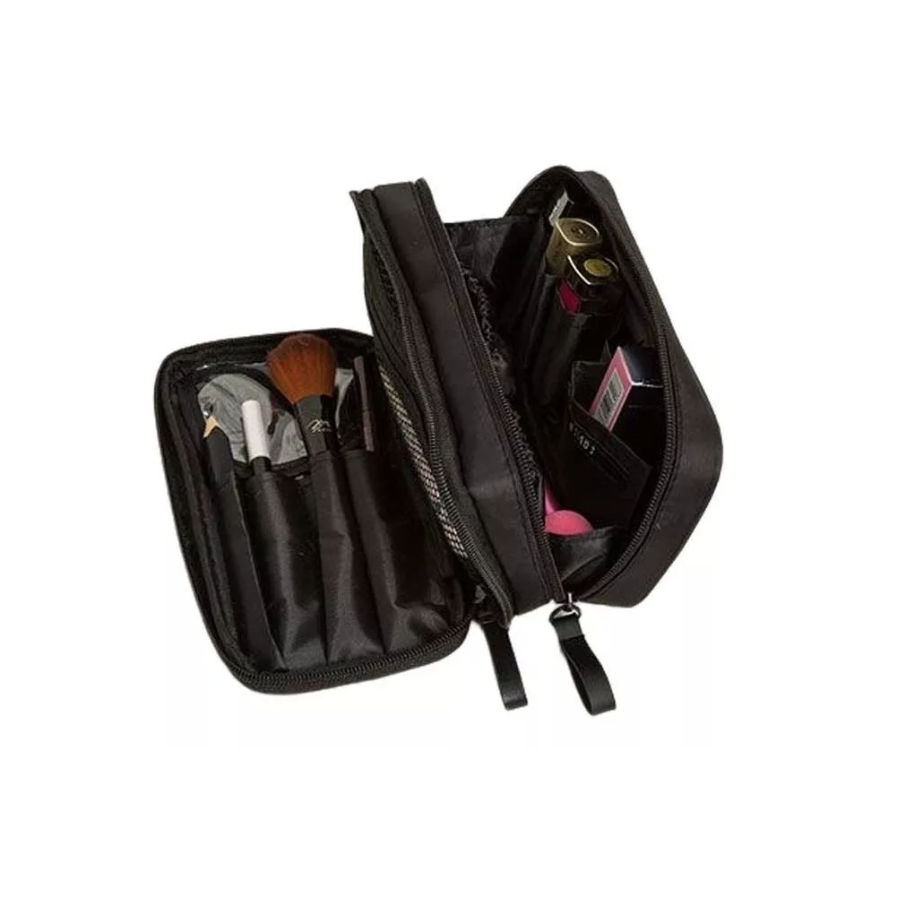 Foto 6 pulgar | Organizador Estuche de Maquillaje Cosmetiquera Viaje Negro