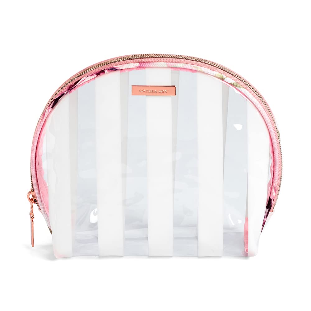 Venta Internacional - Bolsa de Maquillaje Conair Sophia Joy de PVC Transparente con Rayas $429