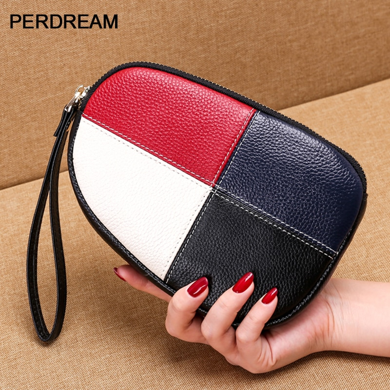 Foto 2 | Bolso Perdream Con Costuras De Colores En Contraste Para Mujer Mobile - Venta Internacional.