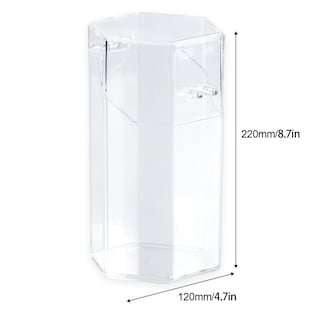Foto 3 | Recipiente De Almacenamiento Acrílico Transparente Para Brochas De Maquillaje - Venta Internacional.