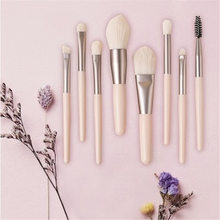 Foto 2 | Set De Brochas De Maquillaje, Minibrochas Para Cosméticos, Color Caqui - Venta Internacional.
