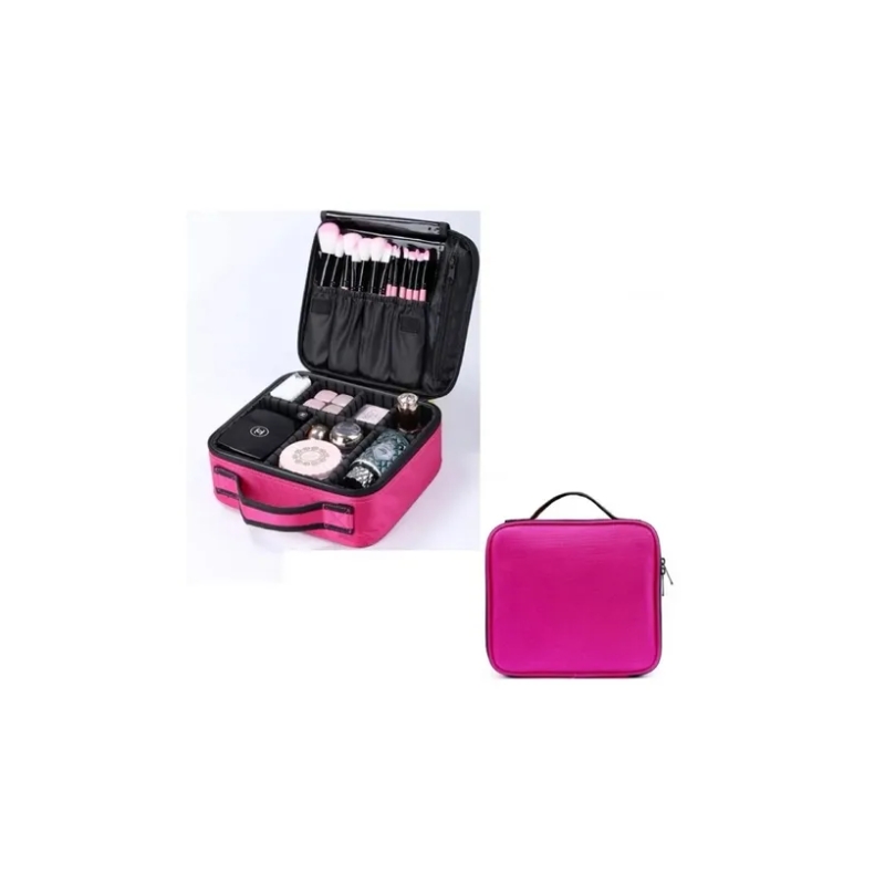Foto 3 pulgar | Maleta De Maquillaje Cosmetologia Girl Fucsia Waterproof - Venta Internacional.