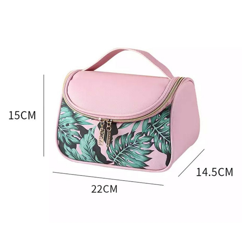 Foto 2 | Bolsa De Maquillaje Cosmetiquero Design Palm Trees Pink - Venta Internacional.