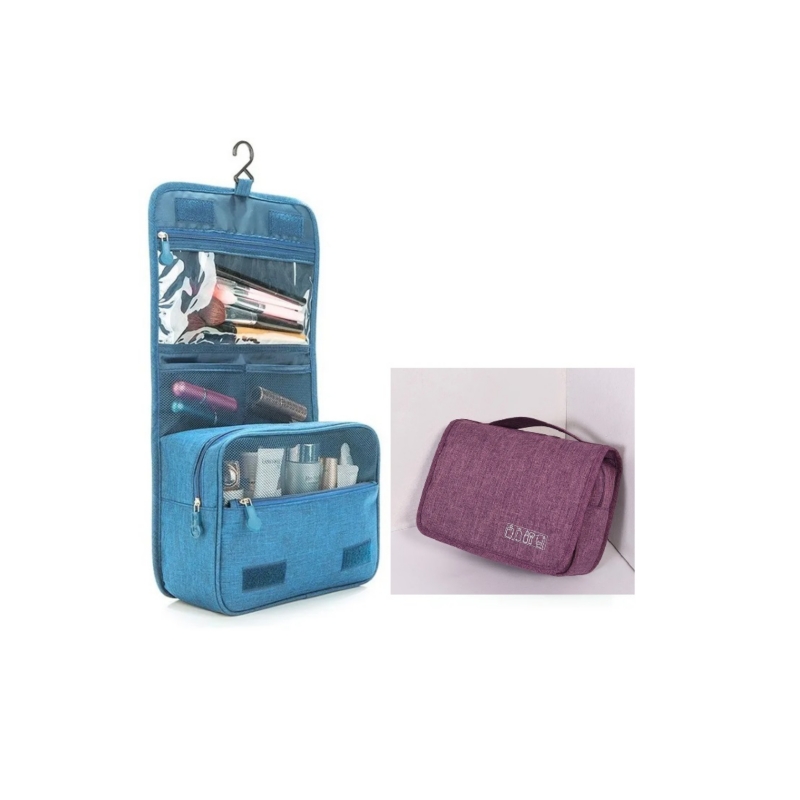 Foto 1 | Bolsa De Viaje Organizadora De Maquillaje Cosmético, Impermeable, Violeta - Venta Internacional.
