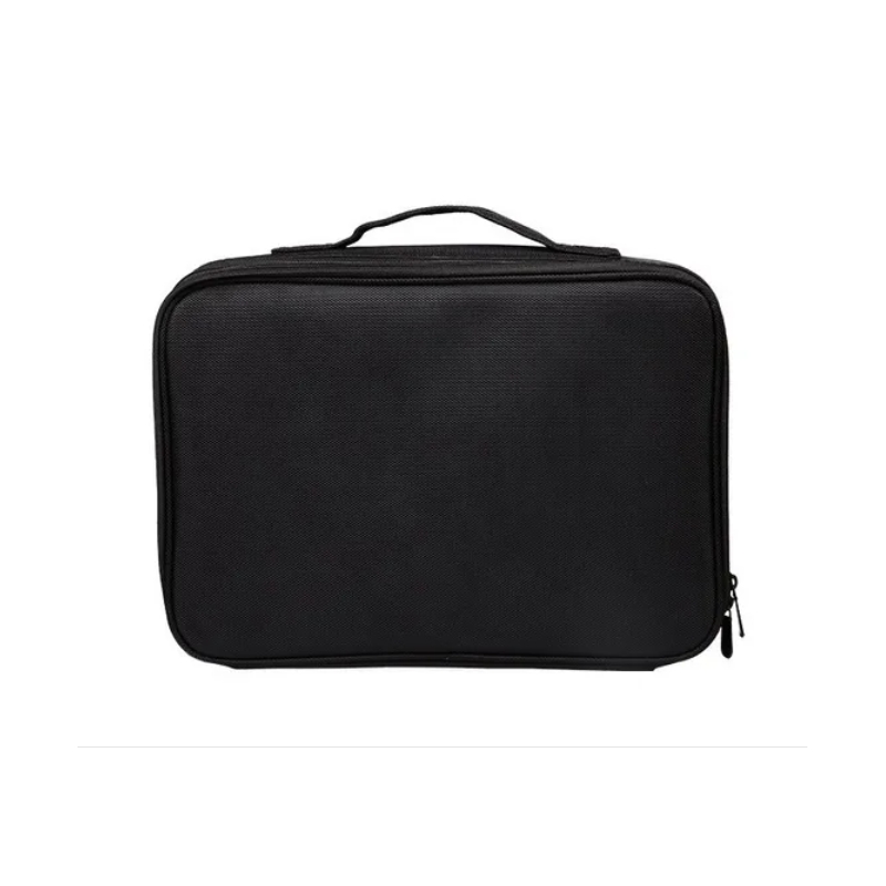 Foto 2 | Bolsa De Maquillaje Cosmetologia Girl Negra Impermeable De Piel Sintética - Venta Internacional.