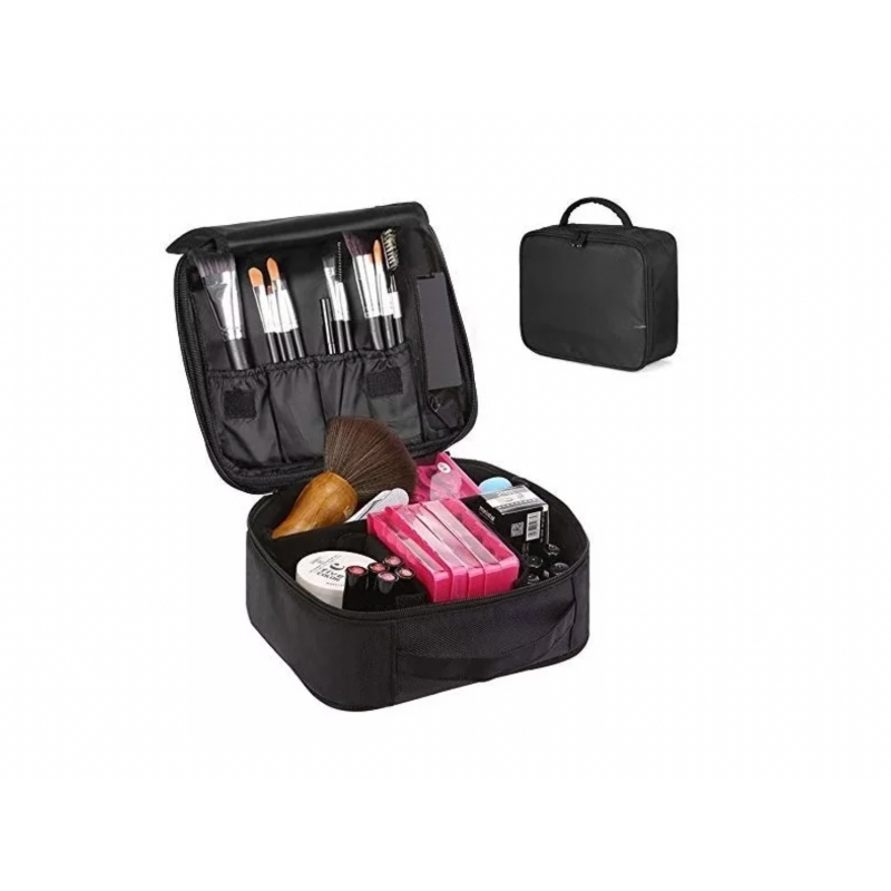 Foto 2 | Maleta De Maquillaje Cosmetologia, Grande, Negra, Impermeable - Venta Internacional.