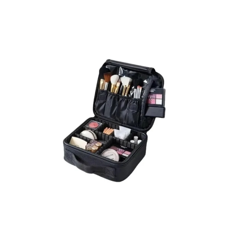 Foto 3 | Maleta De Maquillaje Cosmetologia, Grande, Negra, Impermeable - Venta Internacional.