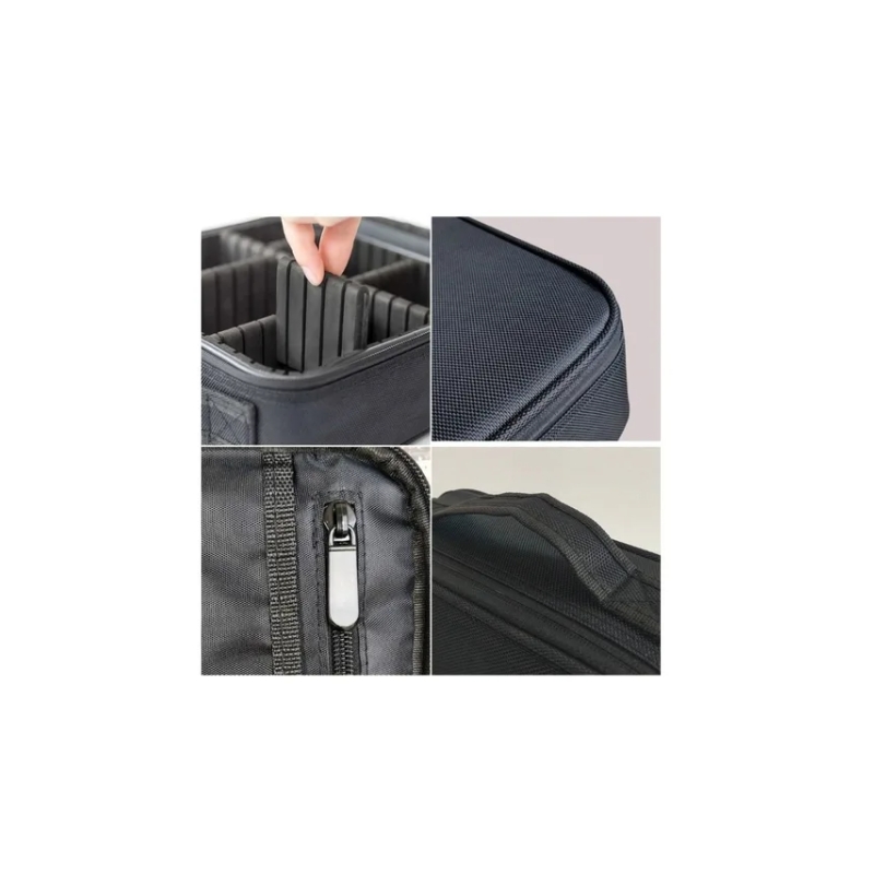 Foto 5 | Maleta De Maquillaje Cosmetologia, Grande, Negra, Impermeable - Venta Internacional.