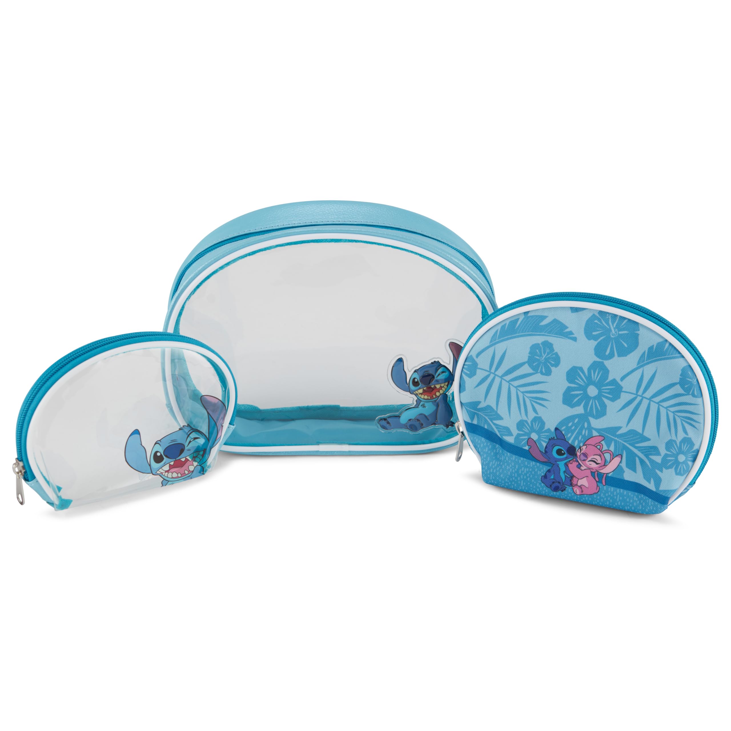 Set de Estuches Cosméticos Disney Lilo And Stitch 3 Piezas - Venta Internacional