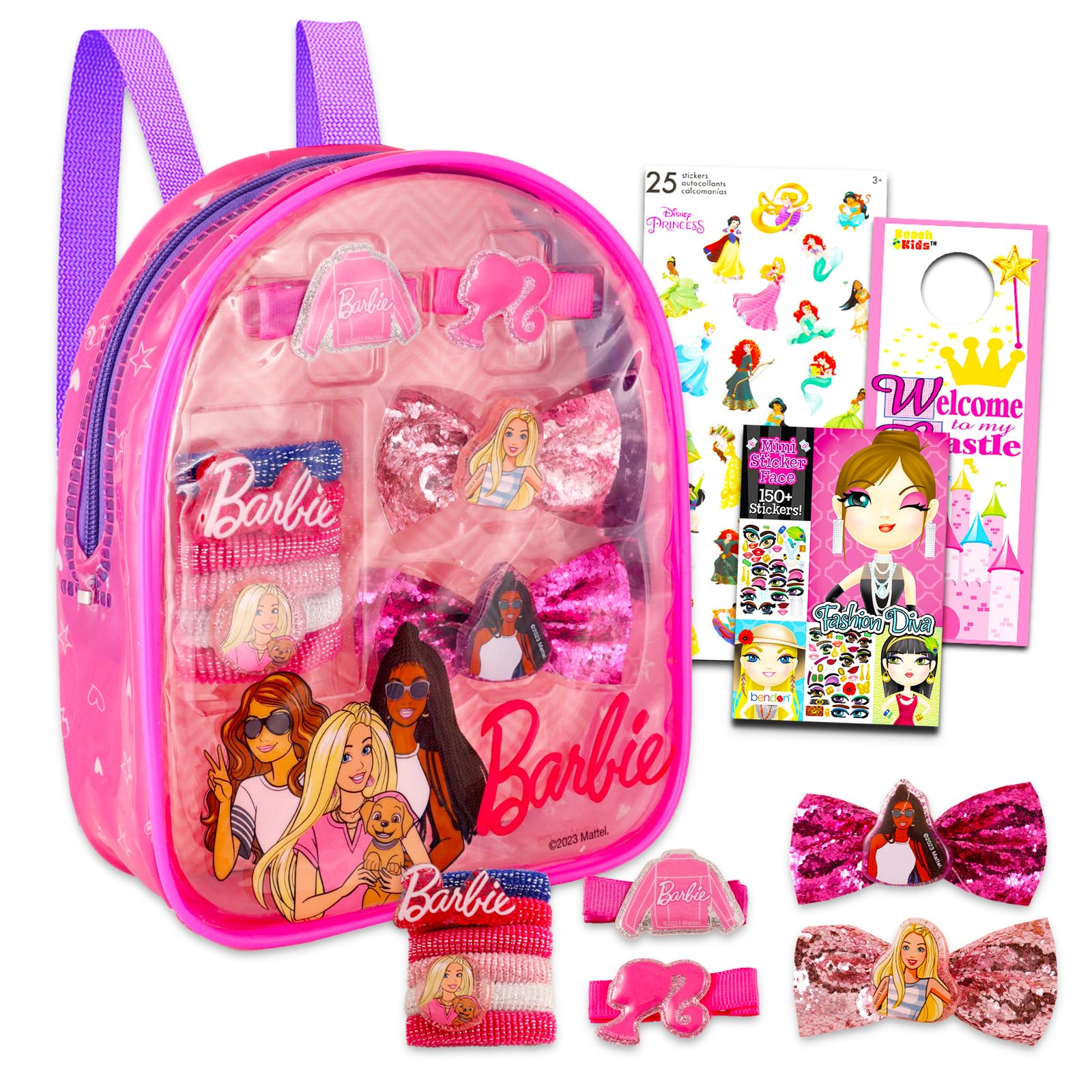 Foto 2 pulgar | Set de Bolsas Disney Barbie con 10 Accesorios para Niñas - Venta Internacional