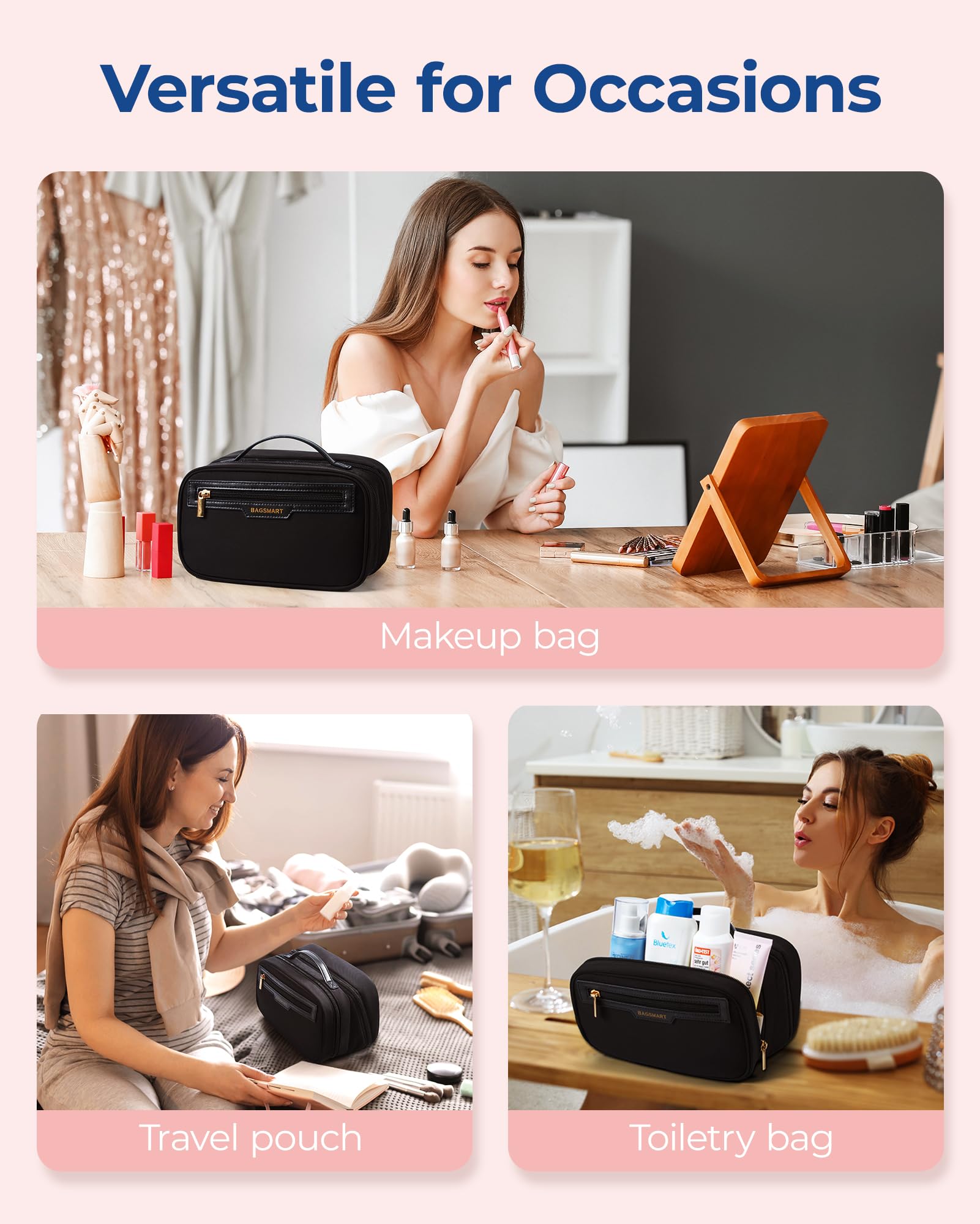 Foto 5 pulgar | Neceser Bagsmart Travel para Mujer - Venta Internacional