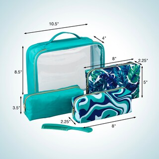 Foto 5 | Set de Neceseres Conair Color Verde 5 Piezas - Venta Internacional