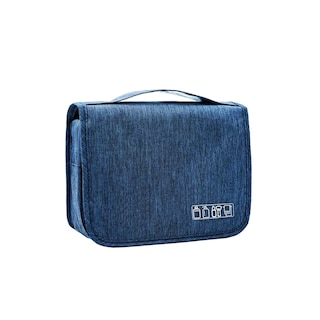 Foto 1 | Bolso Organizador de Maquillaje Azul Marino para Viaje