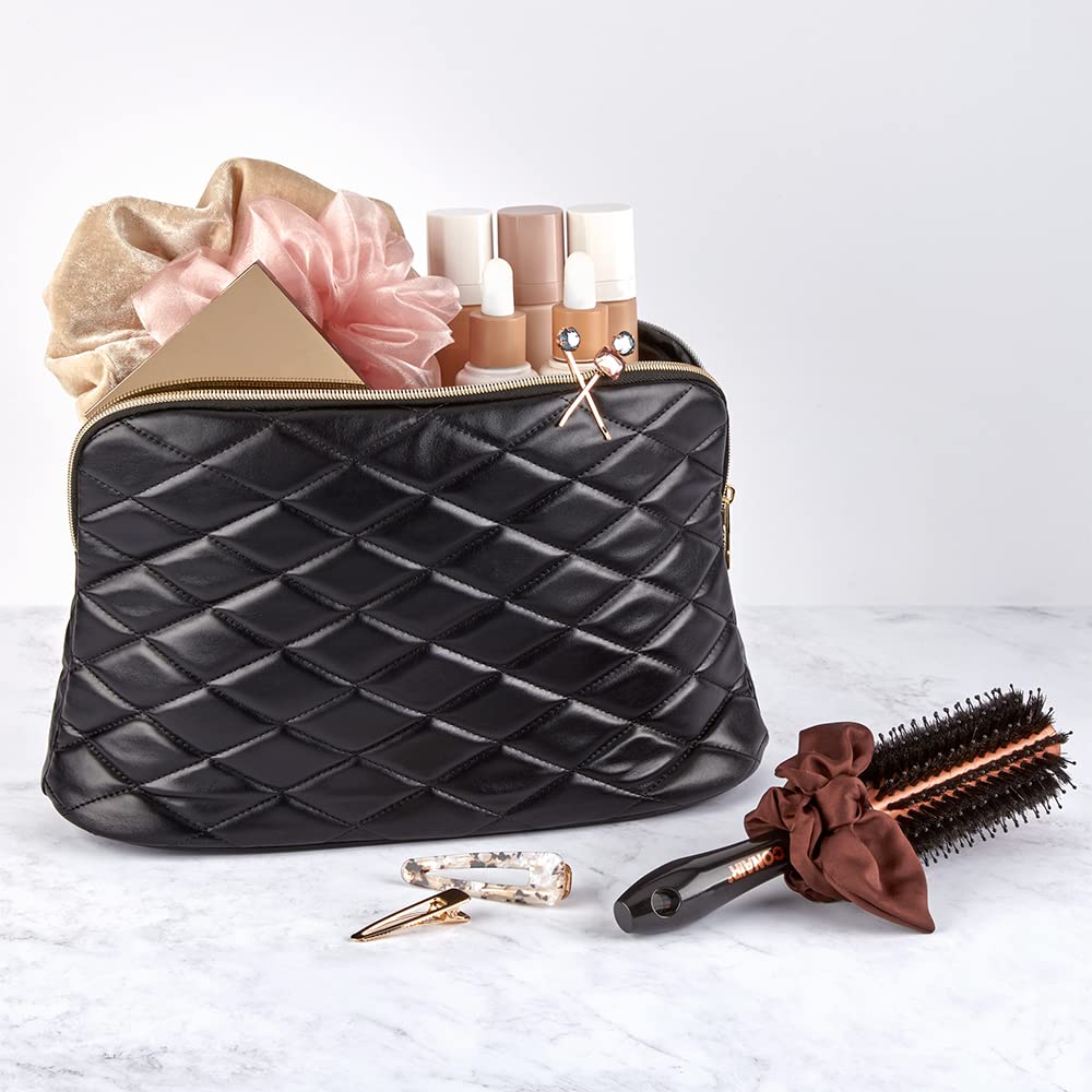 Foto 5 | Bolsa de Maquillaje Conair con Estampado de Diamantes Negros de Pvc - Venta Internacional