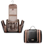 Neceser Cluci Travel Con Gancho Para Colgar, Resistente Al Agua, Negro - Venta Internacional.