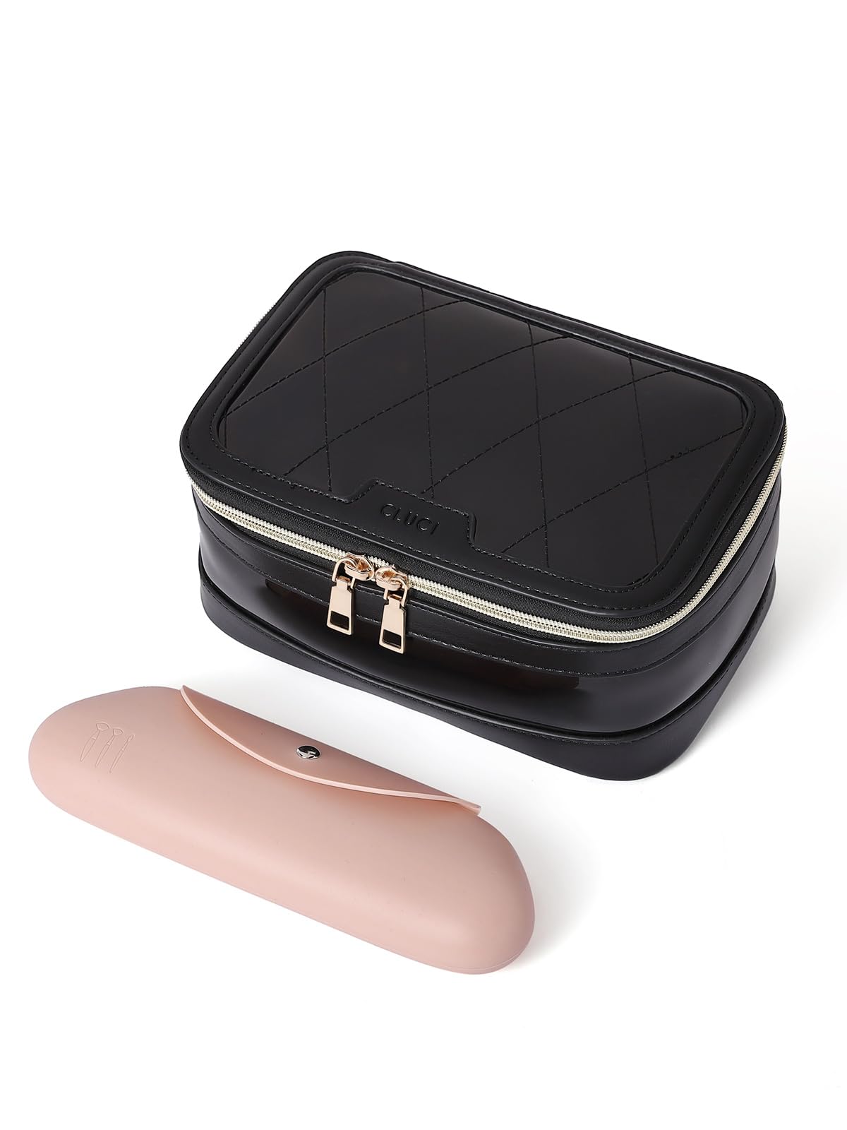 Bolsa De Maquillaje Cluci Travel De Tpu Transparente Con Organizador Para Brochas - Venta Internacional.