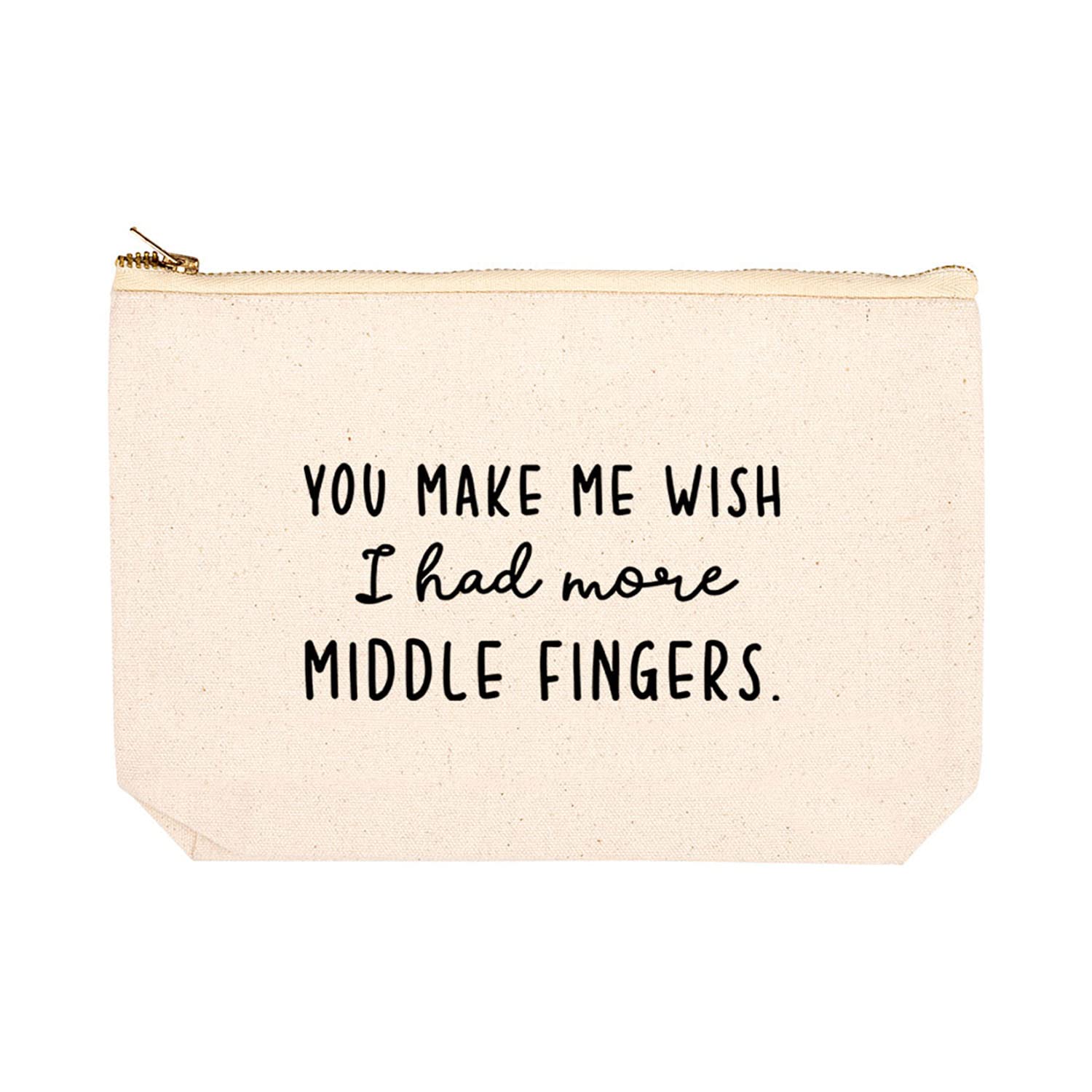 Bolsa de Maquillaje Andaz Press con Frases Divertidas - Venta Internacional